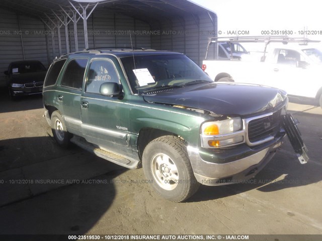 1GKEK13T71J193775 - 2001 GMC YUKON GREEN photo 1