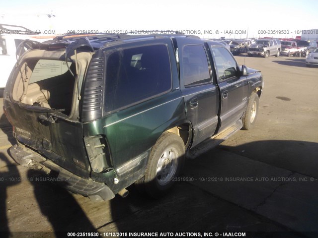 1GKEK13T71J193775 - 2001 GMC YUKON GREEN photo 4