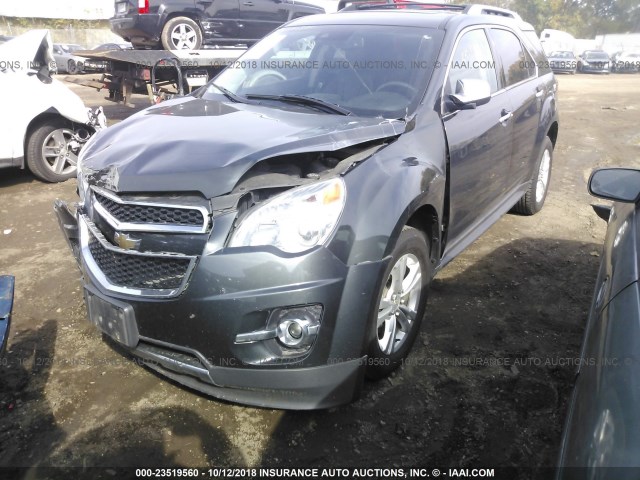 2GNFLGEK1D6374836 - 2013 CHEVROLET EQUINOX LTZ GRAY photo 2