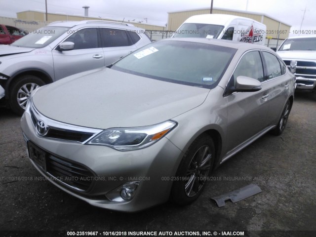 4T1BK1EB8EU129344 - 2014 TOYOTA AVALON PREMIUM/TOURING/LIMITED GRAY photo 2