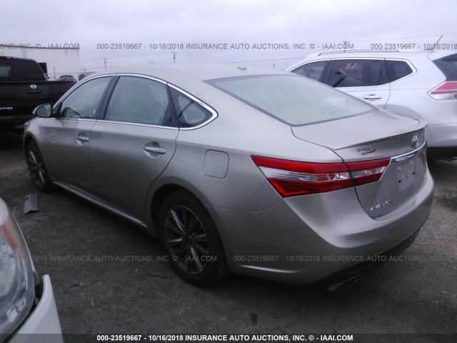 4T1BK1EB8EU129344 - 2014 TOYOTA AVALON PREMIUM/TOURING/LIMITED GRAY photo 3