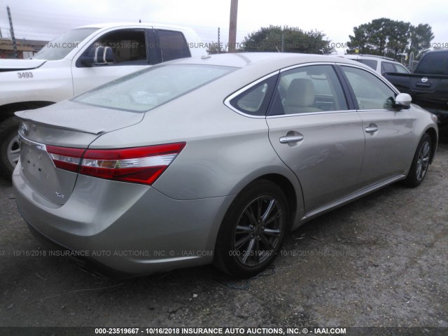 4T1BK1EB8EU129344 - 2014 TOYOTA AVALON PREMIUM/TOURING/LIMITED GRAY photo 4