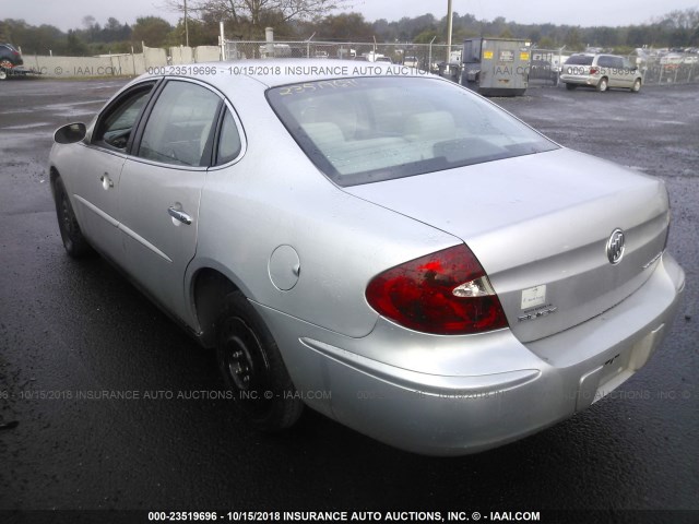 2G4WC532751195193 - 2005 BUICK LACROSSE CX SILVER photo 3