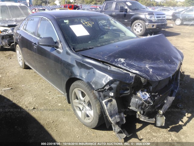 1G1ZC5EB8AF265679 - 2010 CHEVROLET MALIBU 1LT BLACK photo 1