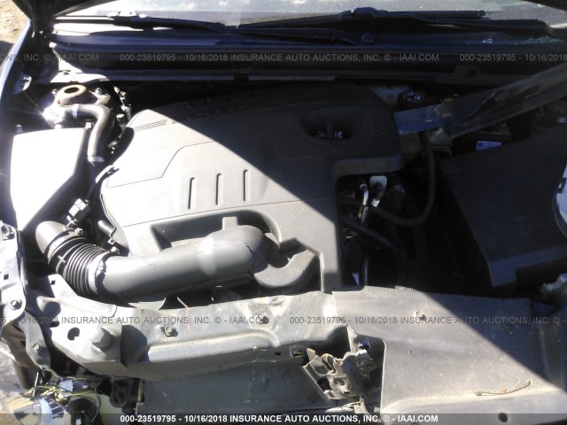 1G1ZC5EB8AF265679 - 2010 CHEVROLET MALIBU 1LT BLACK photo 10