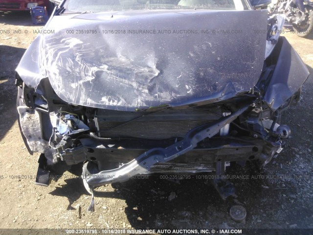 1G1ZC5EB8AF265679 - 2010 CHEVROLET MALIBU 1LT BLACK photo 6