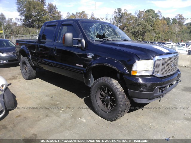 1FTSW31P23EC83948 - 2003 FORD F350 SRW SUPER DUTY BLACK photo 1