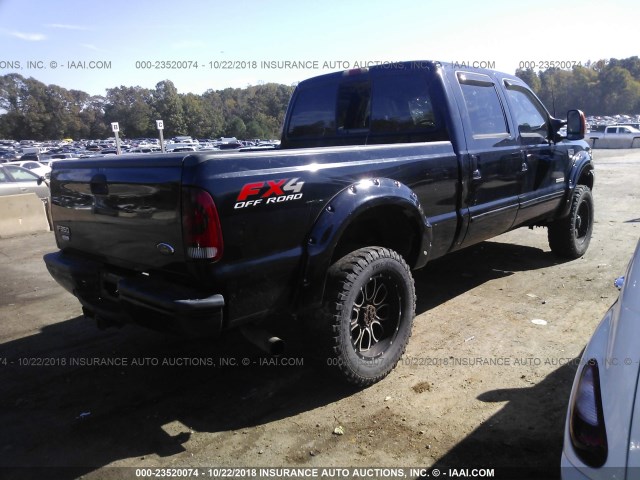 1FTSW31P23EC83948 - 2003 FORD F350 SRW SUPER DUTY BLACK photo 4