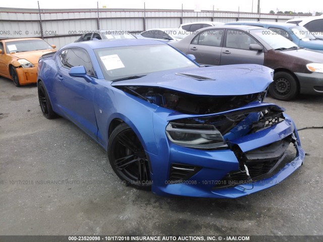 1G1FH1R76H0158890 - 2017 CHEVROLET CAMARO SS 蓝色 照片 1