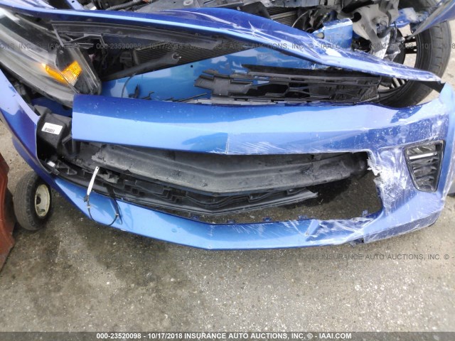 1G1FH1R76H0158890 - 2017 CHEVROLET CAMARO SS 蓝色 照片 6