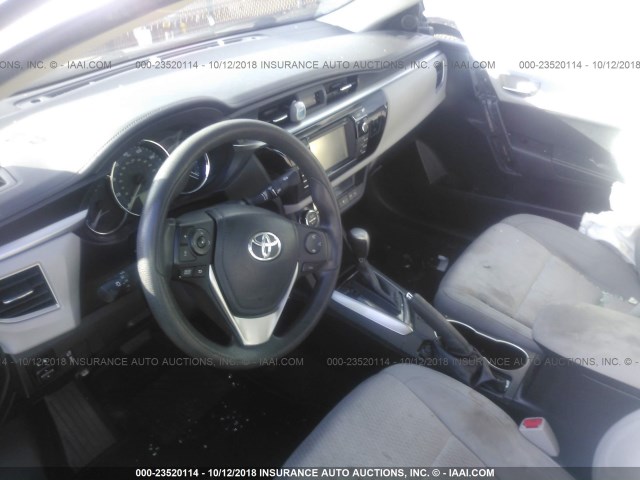 5YFBURHE0EP010820 - 2014 TOYOTA COROLLA L/LE/LE PLS/PRM/S/S PLS GRAY photo 5