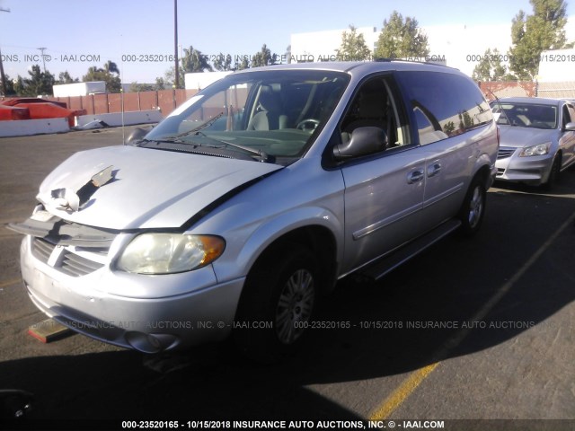 2D4GP44L76R705207 - 2006 DODGE GRAND CARAVAN SXT SILVER photo 2