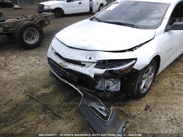 1G1ZB5ST1GF195774 - 2016 CHEVROLET MALIBU LS 白色 照片 6