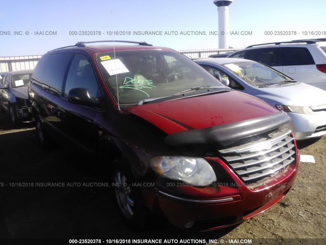 2C4GP54L15R166861 - 2005 CHRYSLER TOWN & COUNTRY TOURING RED photo 1