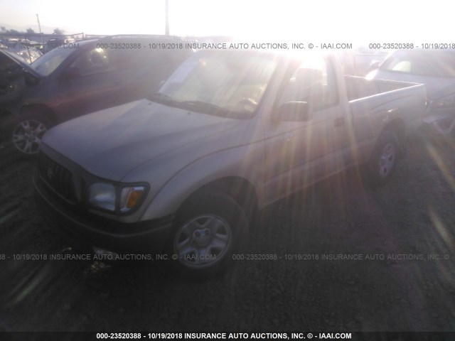 5TENL42N53Z254093 - 2003 TOYOTA TACOMA GOLD photo 2