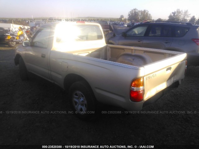 5TENL42N53Z254093 - 2003 TOYOTA TACOMA GOLD photo 3