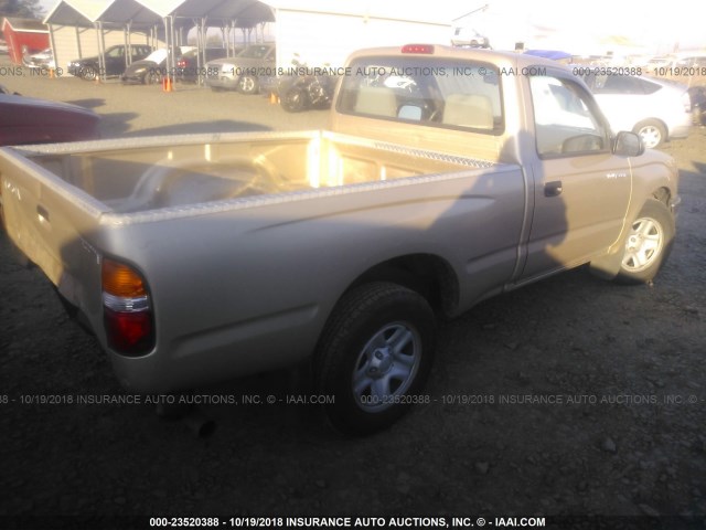 5TENL42N53Z254093 - 2003 TOYOTA TACOMA GOLD photo 4