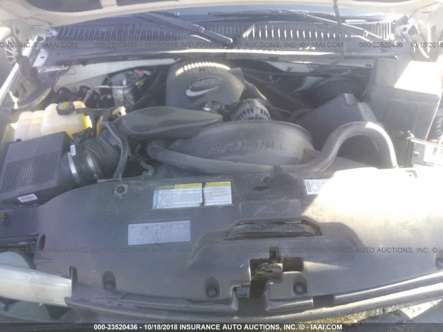 2GCEC19T511171297 - 2001 CHEVROLET SILVERADO C1500 WHITE photo 10