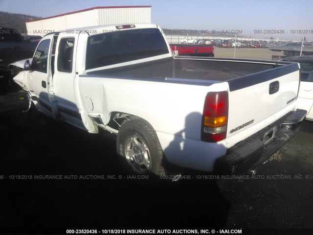 2GCEC19T511171297 - 2001 CHEVROLET SILVERADO C1500 WHITE photo 3