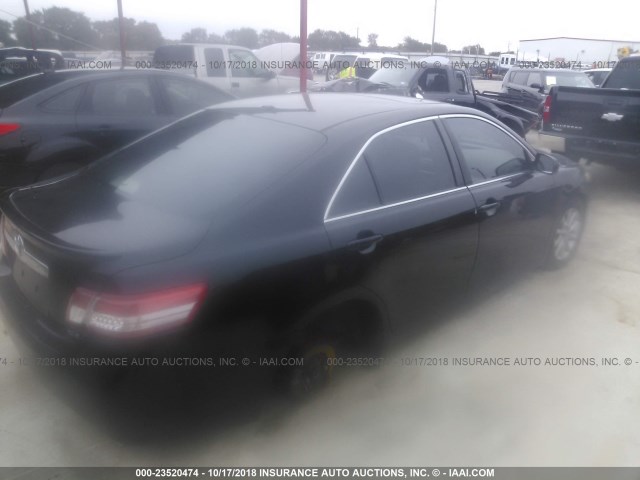4T4BF3EK1AR068564 - 2010 TOYOTA CAMRY SE/LE/XLE BLACK photo 4