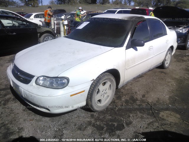 1G1ND52J73M679820 - 2003 CHEVROLET MALIBU WHITE photo 2