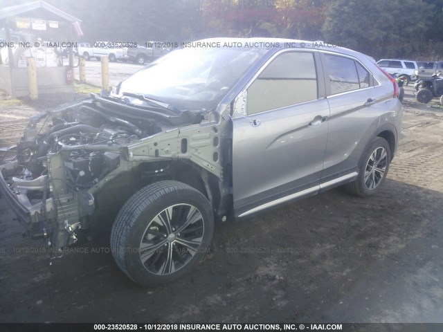 JA4AT5AA7JZ051311 - 2018 MITSUBISHI ECLIPSE CROSS SE/SEL GRAY photo 2