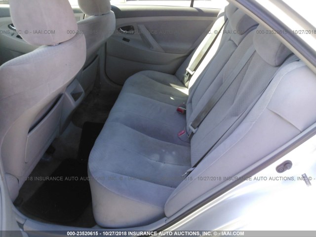 4T1BE46K19U341046 - 2009 TOYOTA CAMRY SE/LE/XLE SILVER photo 8