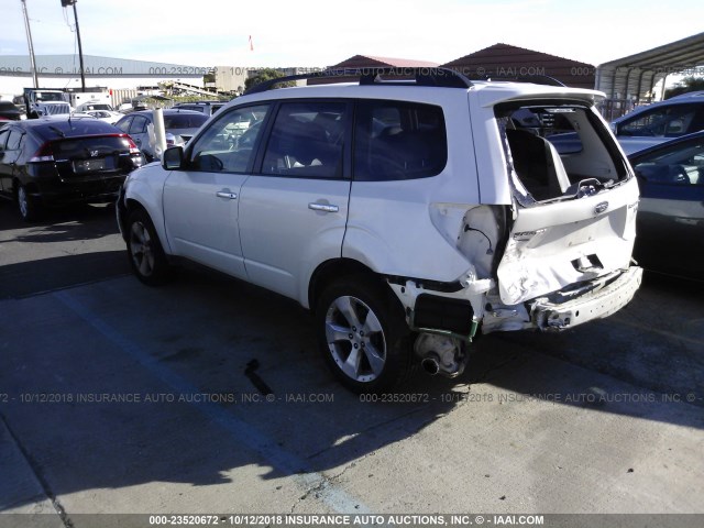 JF2SH6FC5AH704060 - 2010 SUBARU FORESTER 2.5XT LIMITED WHITE photo 3