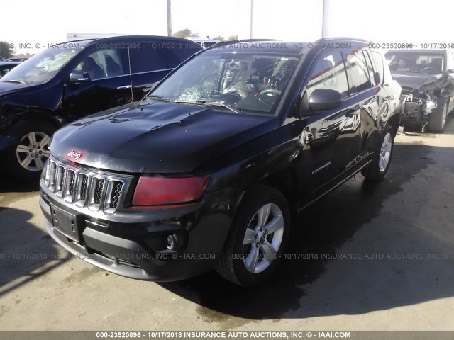 1C4NJCBA1CD723962 - 2012 JEEP COMPASS SPORT BLACK photo 6