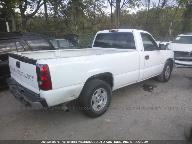 1GCEC14X33Z207315 - 2003 CHEVROLET SILVERADO C1500 WHITE photo 4