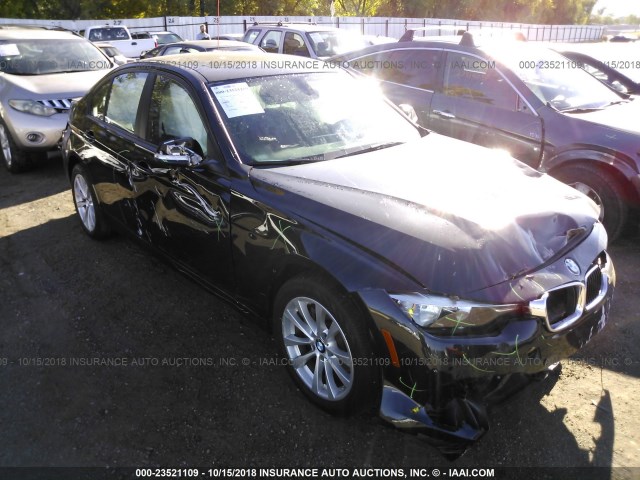 WBA8E5G34HNU42938 - 2017 BMW 320 XI BLACK photo 1