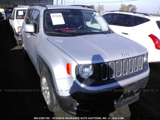 ZACCJBBT6FPB44085 - 2015 JEEP RENEGADE LATITUDE SILVER photo 1