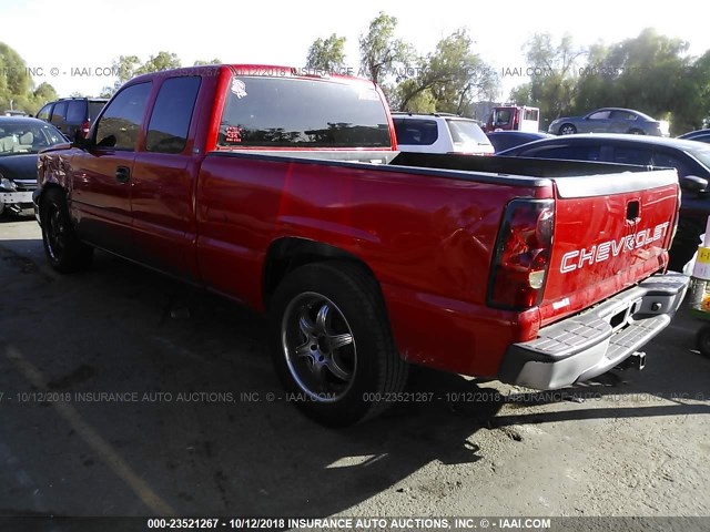 1GCEC19X14Z316771 - 2004 CHEVROLET SILVERADO C1500 RED photo 3