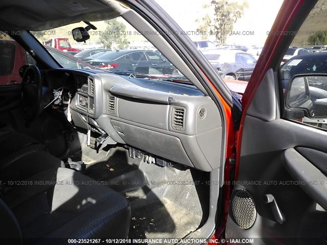 1GCEC19X14Z316771 - 2004 CHEVROLET SILVERADO C1500 RED photo 5