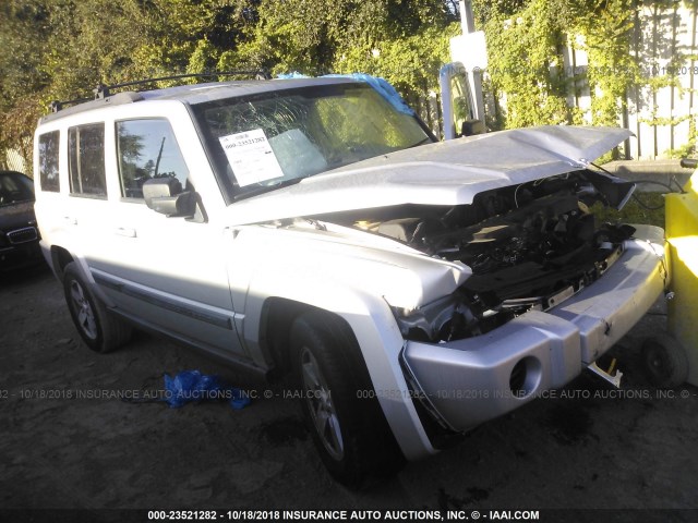 1J8HG48N98C154036 - 2008 JEEP COMMANDER SPORT SILVER photo 1