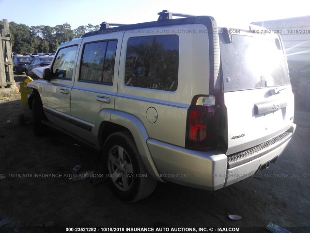 1J8HG48N98C154036 - 2008 JEEP COMMANDER SPORT SILVER photo 3