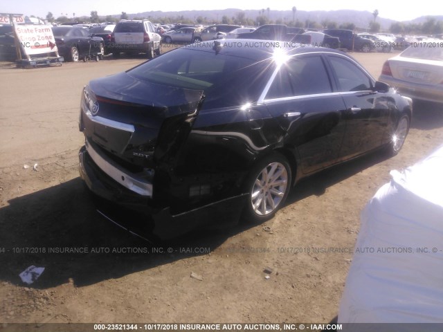 1G6AR5SXXE0143873 - 2014 CADILLAC CTS LUXURY COLLECTION BLACK photo 4