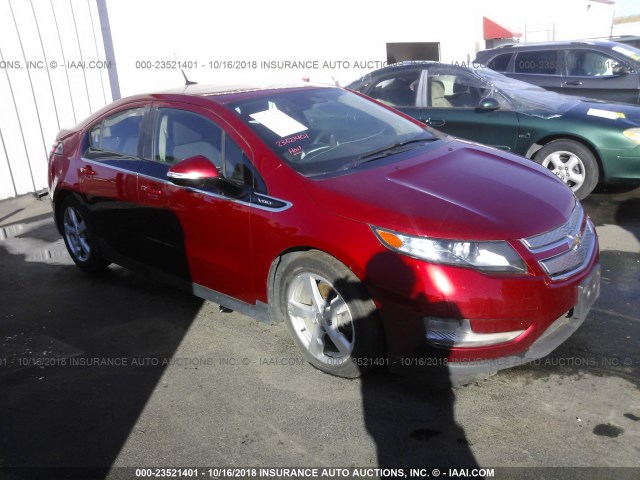 1G1RA6E42DU121865 - 2013 CHEVROLET VOLT RED photo 1