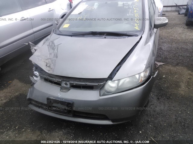 JHMFA36257S005693 - 2007 HONDA CIVIC HYBRID GRAY photo 10