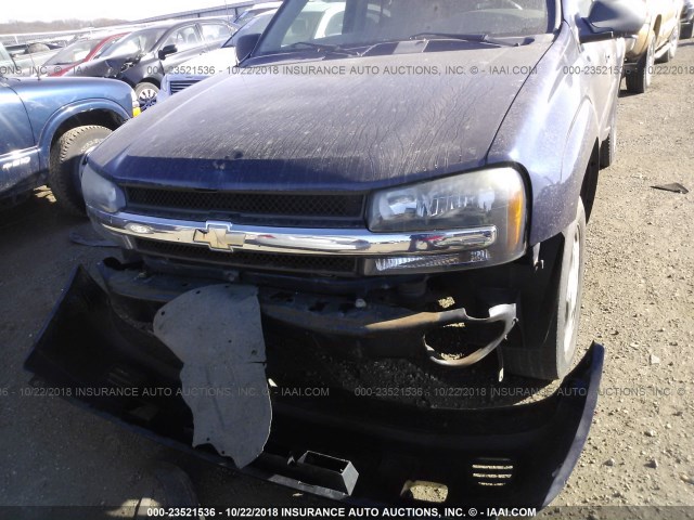 1GNDT13S972234770 - 2007 CHEVROLET TRAILBLAZER LS/LT BLUE photo 6