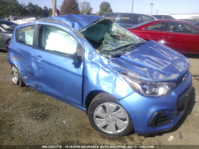 KL8CB6SA6JC479923 - 2018 CHEVROLET SPARK LS BLUE photo 1