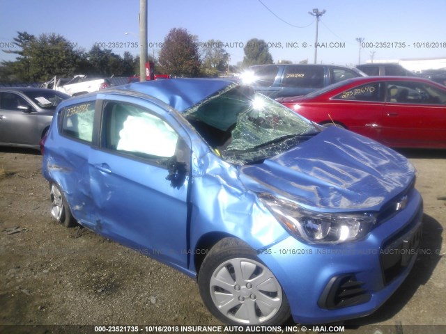 KL8CB6SA6JC479923 - 2018 CHEVROLET SPARK LS BLUE photo 6