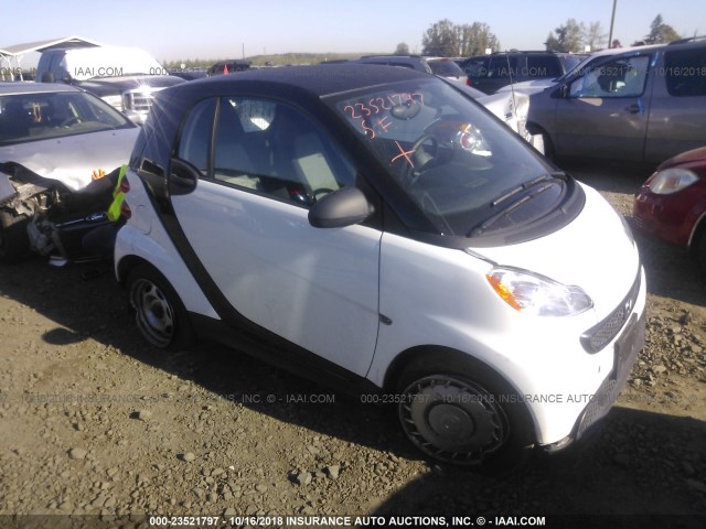 WMEEJ3BA2EK775164 - 2014 SMART FORTWO PURE/PASSION WHITE photo 1