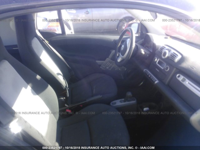 WMEEJ3BA2EK775164 - 2014 SMART FORTWO PURE/PASSION WHITE photo 5