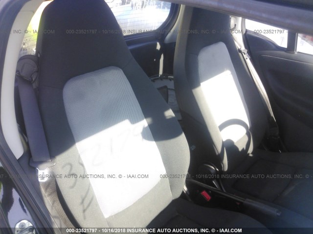 WMEEJ3BA2EK775164 - 2014 SMART FORTWO PURE/PASSION WHITE photo 8