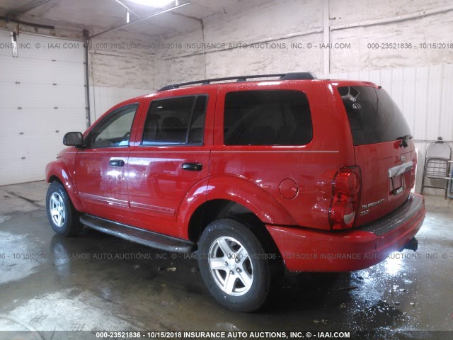 1D4HB48N74F231116 - 2004 DODGE DURANGO SLT RED photo 3