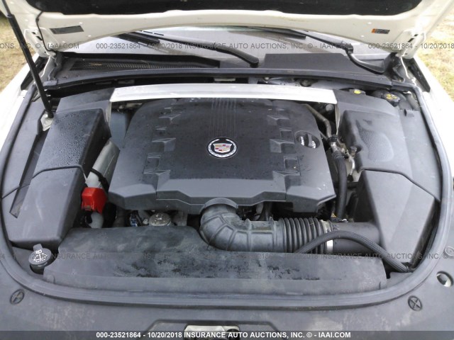 1G6DJ1E36D0176812 - 2013 CADILLAC CTS PERFORMANCE COLLECTION Белый фото 10