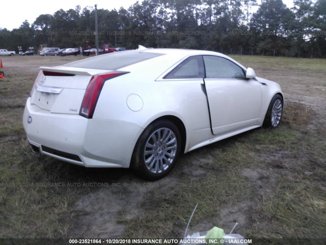 1G6DJ1E36D0176812 - 2013 CADILLAC CTS PERFORMANCE COLLECTION WHITE photo 4
