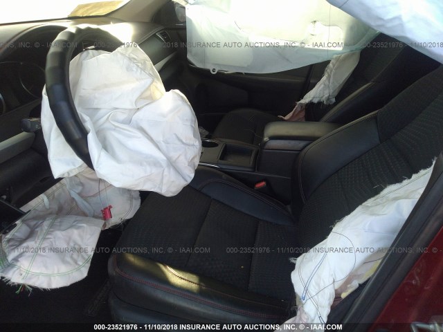 4T1BF1FK2FU885921 - 2015 TOYOTA CAMRY LE/XLE/SE/XSE RED photo 5