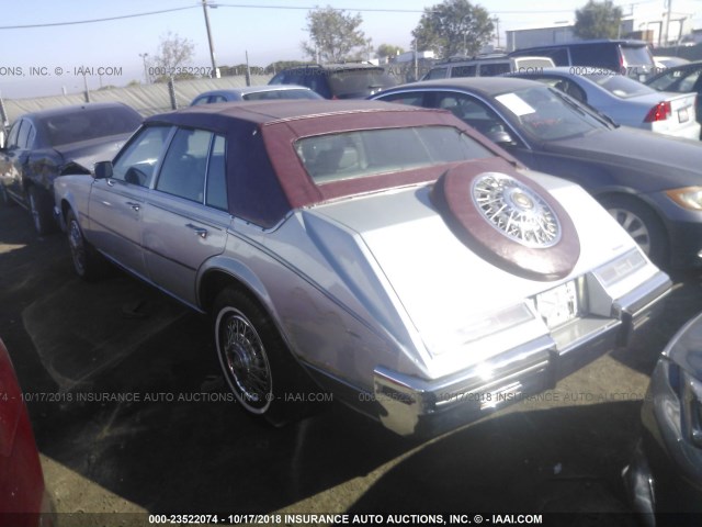 1G6KS6989FE839349 - 1985 CADILLAC SEVILLE SILVER photo 3